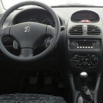 PEUGEOT 206 1din рамка