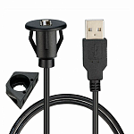 USB-разъём врезной 1м