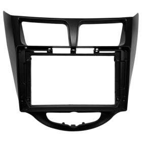 Купить рамки для автомагнитол Рамка HYUNDAI Solaris 2011-2017 10 дюймов BLACK в Череповце