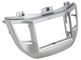 Рамка HYUNDAI Tucson 2015-2018 SILVER 9 дюймов