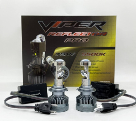 Купить светодиодные лампы в фары LED фары VIPER PRO REFLECTOR H7 в Череповце