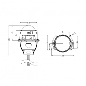 BiLed MTF Night Assistant  3"