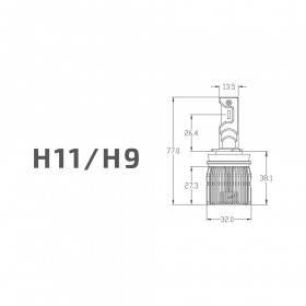 LED фары MTF DYNAMIC VISION H11