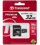 Карта MicroSD 32Gb Transcend 30Mb/s