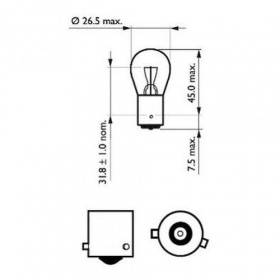Купить галогеновые лампы Лампа P21W OSRAM int. в Череповце